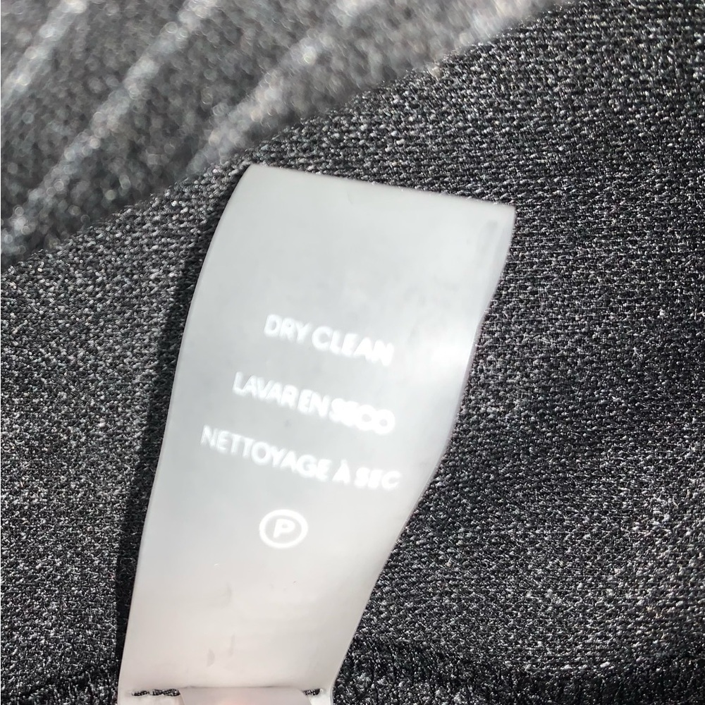 NWT Calvin Klein Women's Black Pinstripe Blazer Jacket - Picture 9 of 16
